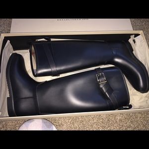 Authentic Burberry rain boots